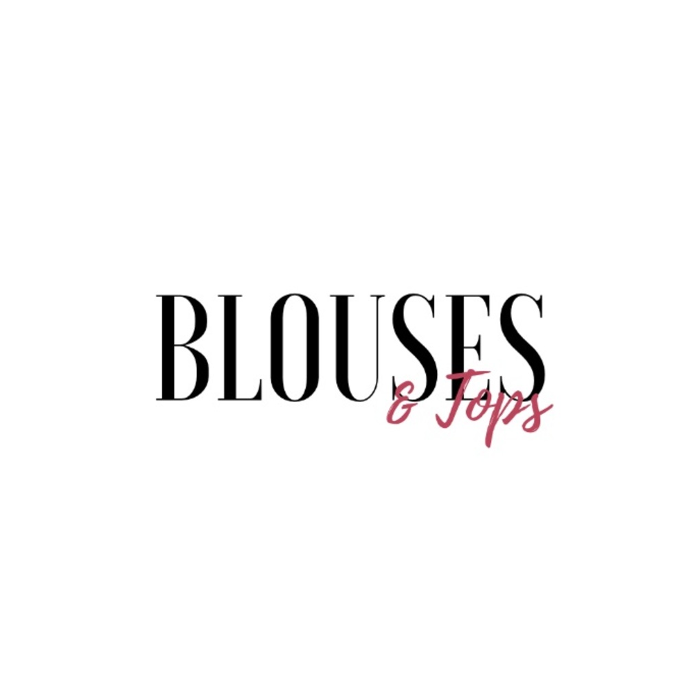 Various sizes of women’s tops and blouses